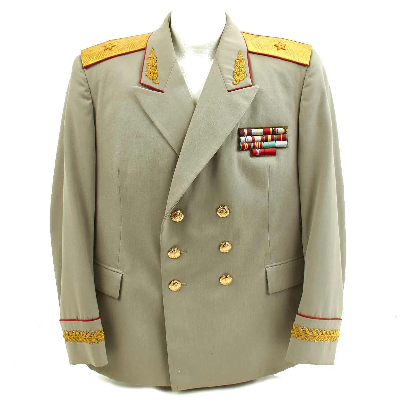 Original Soviet Cold War Artillery General Uniform Parade Walking Out Jacket