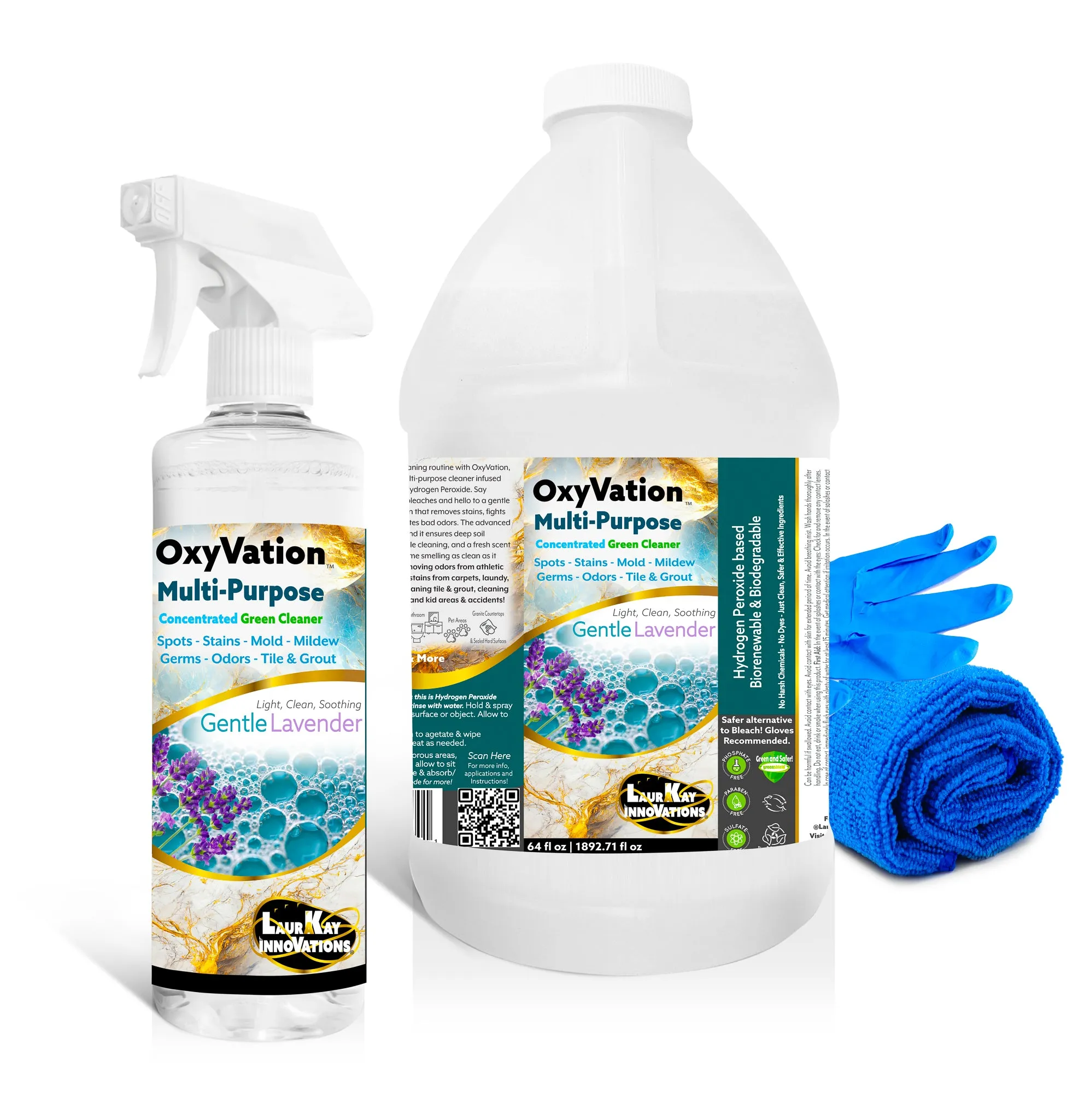 OxyVation™: Multi-Surface Cleaner for Stain-Free, Odor-Free, Germ-Free Living