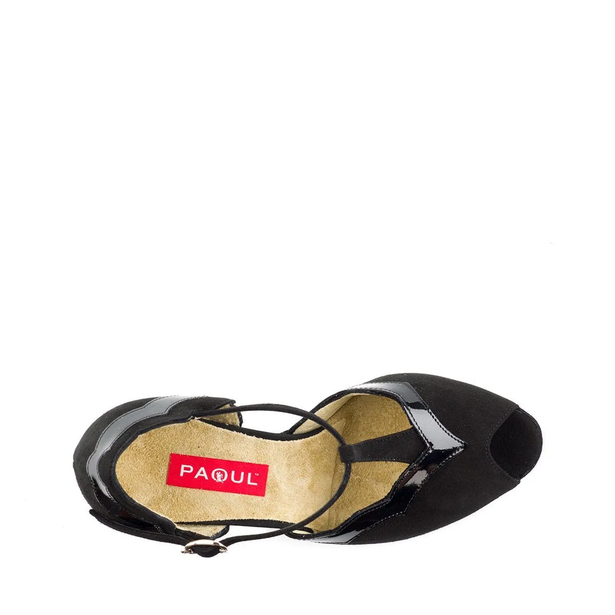 Paoul Caida Ladies Argentine Tango or Social Dance Shoe with Scalloped Edges in Multiple Colors