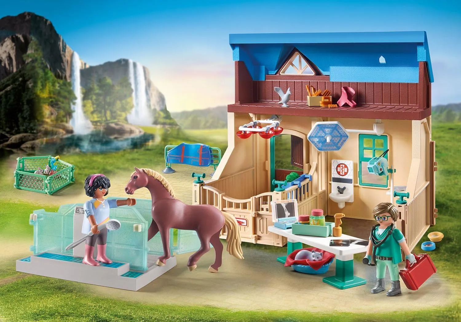 Playmobil 71352 - Riding Therapy and Veterinary Practice