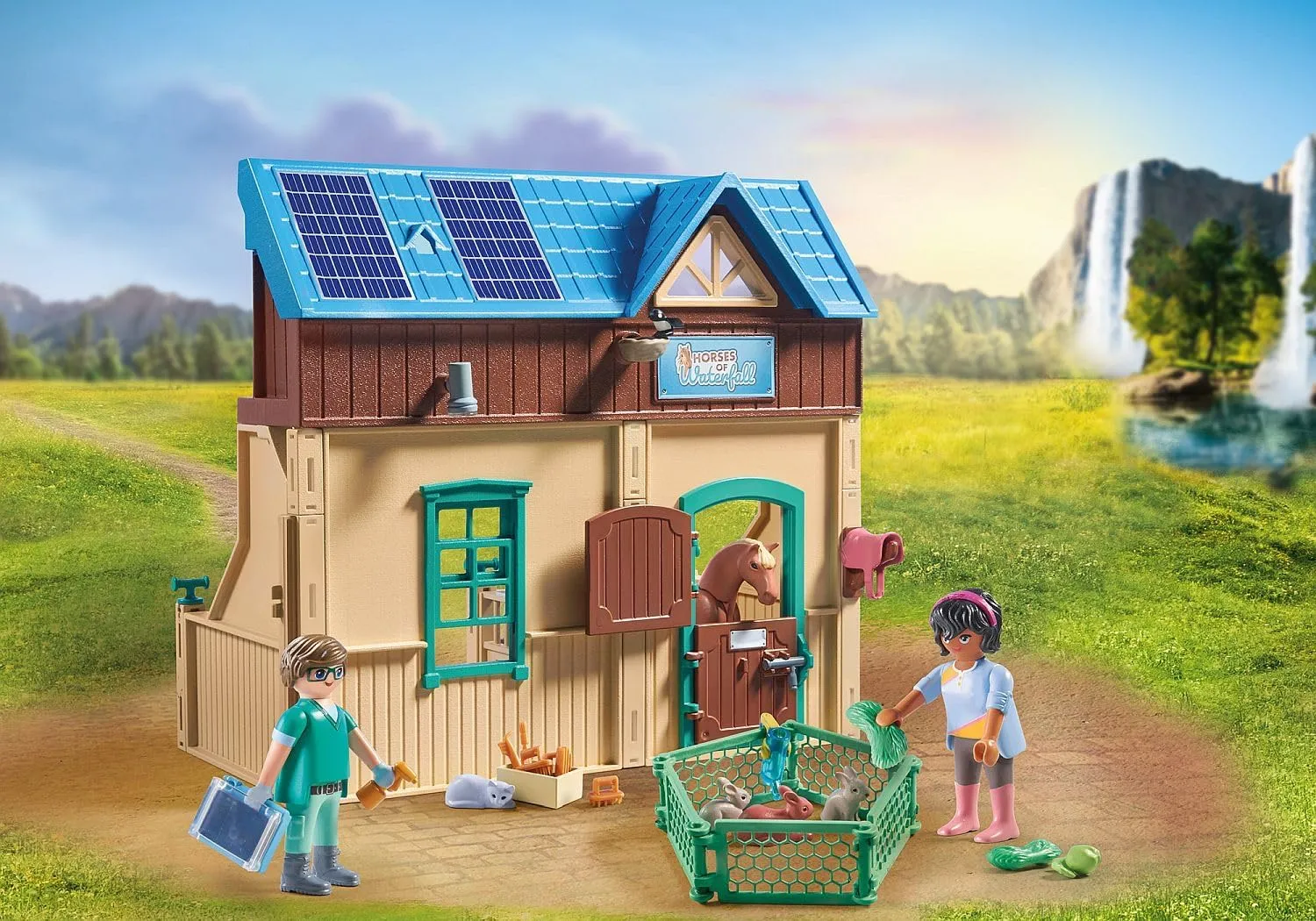 Playmobil 71352 - Riding Therapy and Veterinary Practice