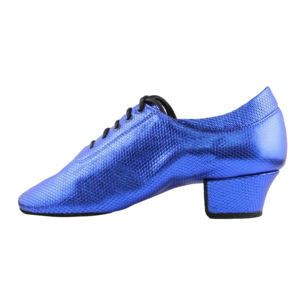 Practice Dance Shoes, 1205 Flexi, Blue Shine, Leather