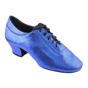 Practice Dance Shoes, 1205 Flexi, Blue Shine, Leather