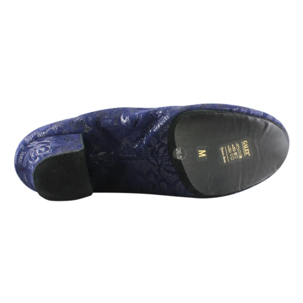 Practice Dance Shoes, 1205 Flexi, Leather, Navy Blue Lace