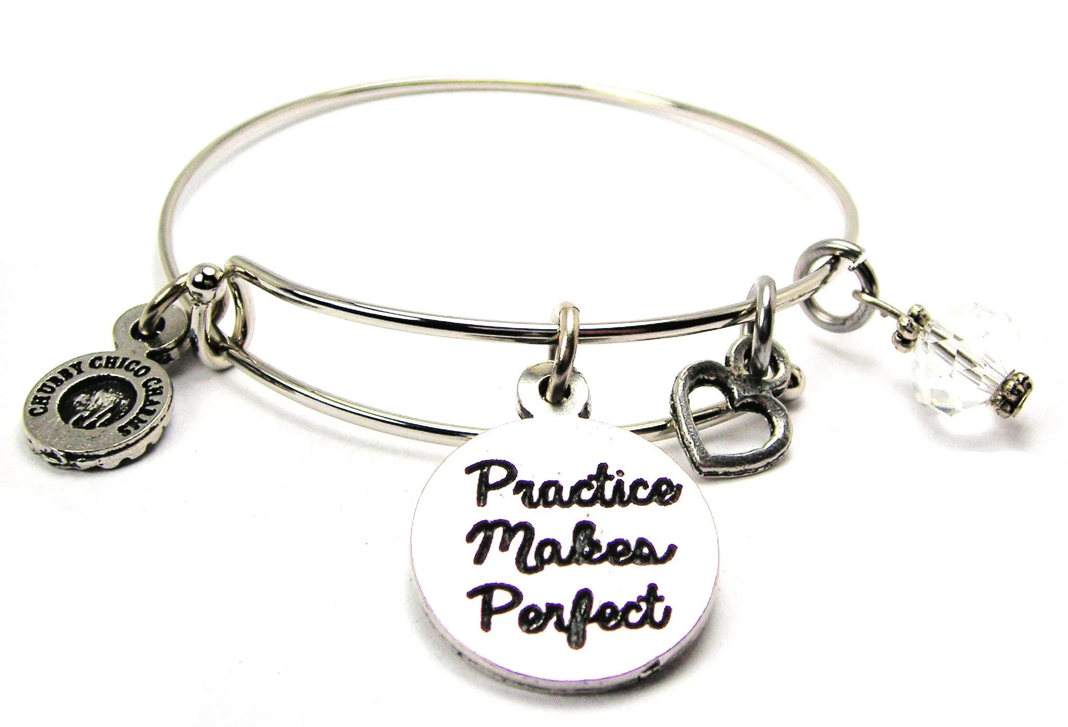 Practice Makes Perfect Bangle Bracelet