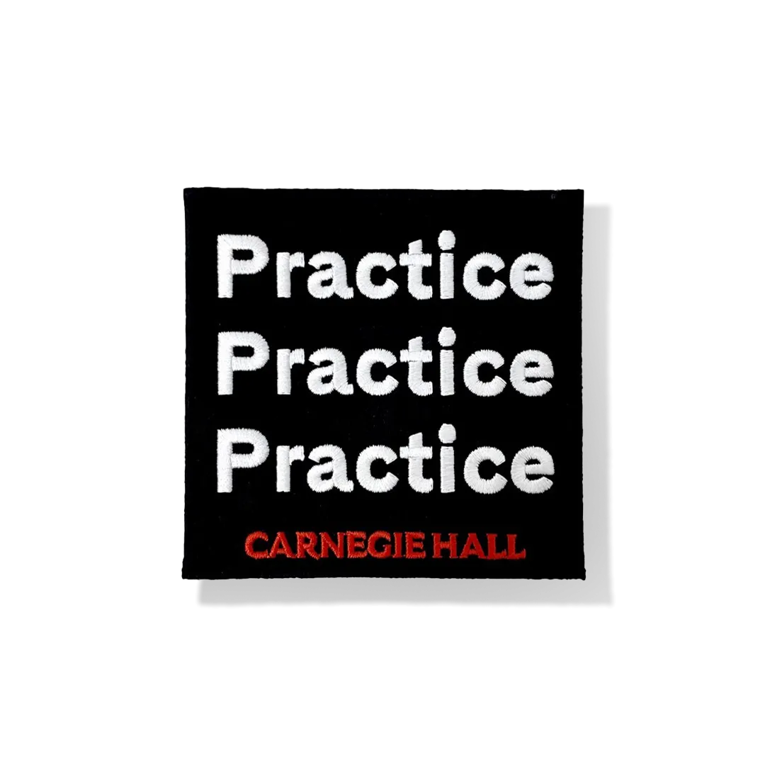 “Practice, Practice, Practice” Iron-On Patch