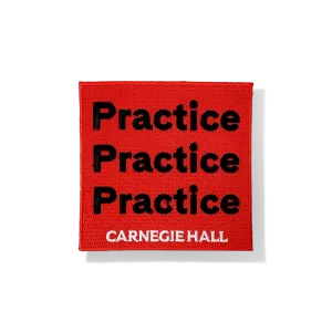 “Practice, Practice, Practice” Iron-On Patch