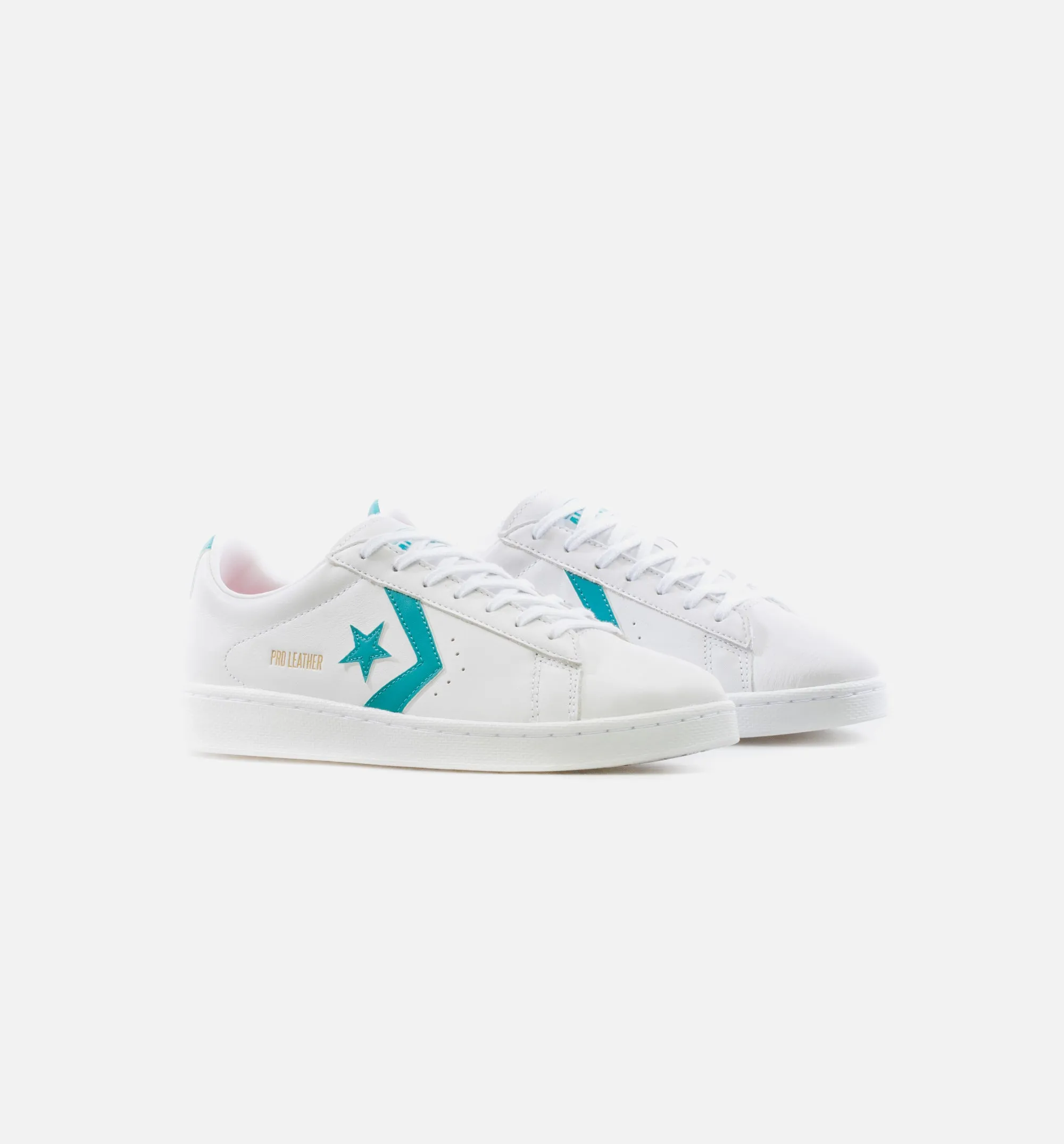 Pro Leather Color Pop Mens Lifestyle Shoe - White/Teal