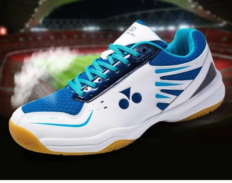 Professional Badminton Tennis Table Tennis Squash Sneaker Shoes for Men and Women Wear-resistant Breathable Protect Toes Light Sports Shoes