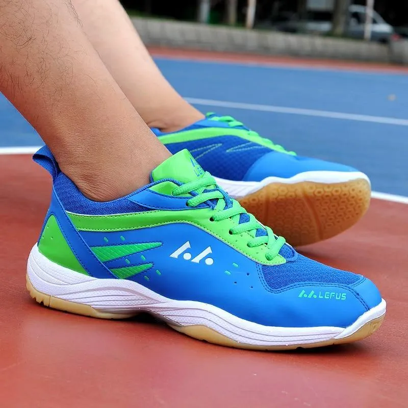 Professional Badminton Tennis Table Tennis Squash Sneaker Shoes for Men and Women Wear-resistant Breathable Protect Toes Light Sports Shoes