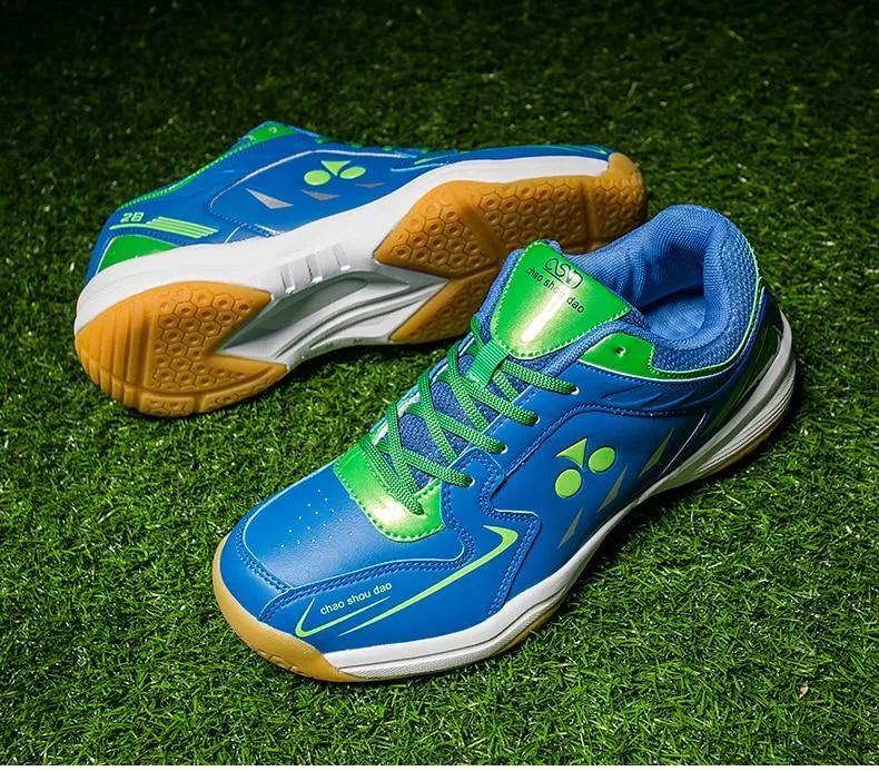 Professional Badminton Tennis Table Tennis Squash Sneaker Shoes for Men and Women Wear-resistant Breathable Protect Toes Light Sports Shoes