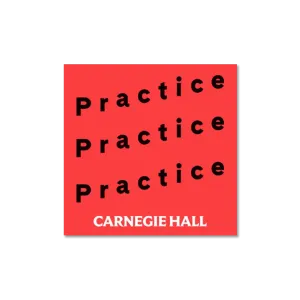 "Practice, Practice, Practice" Sticker