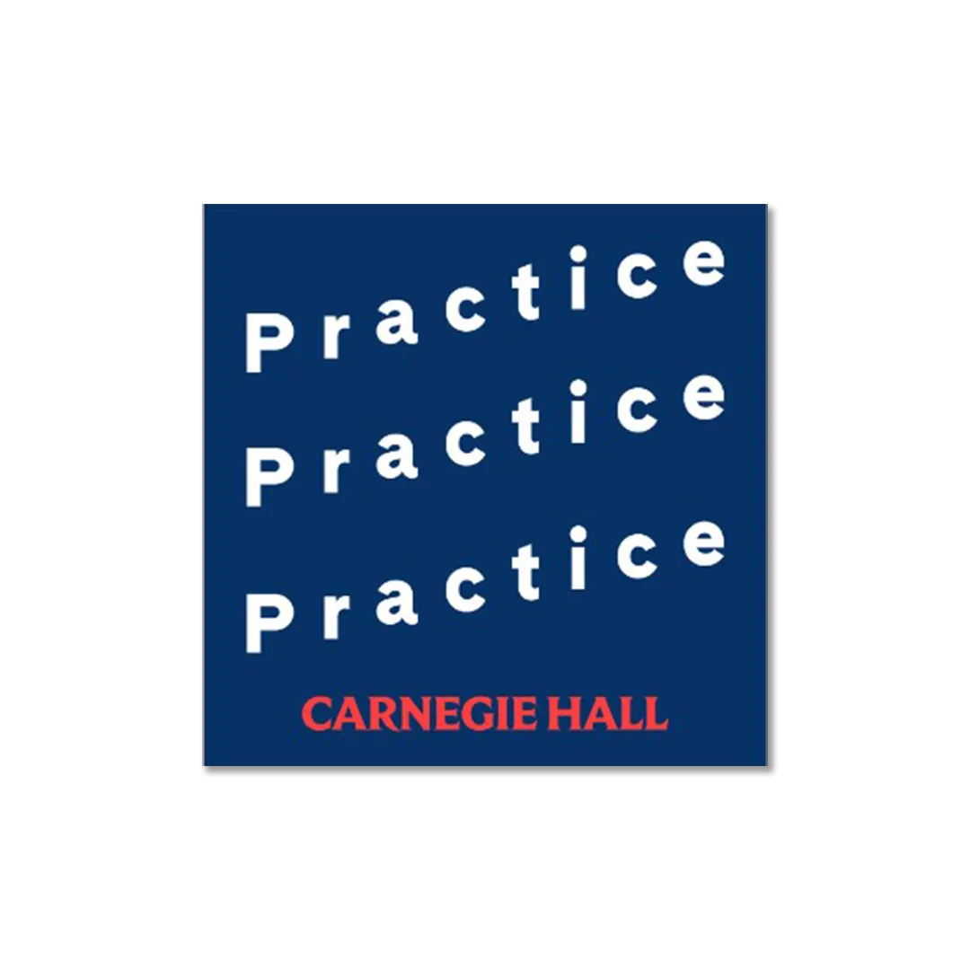 "Practice, Practice, Practice" Sticker