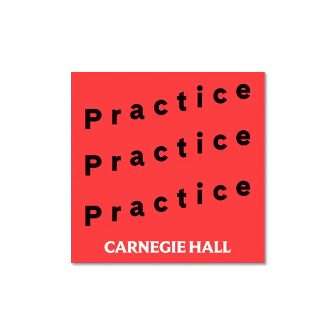 "Practice, Practice, Practice" Sticker