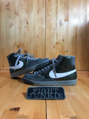 RARE! NIKE BLAZER HIGH Mens Size 8 Shoes Sneakers 2009 Carbon Fiber Shadow Gray 31664-004