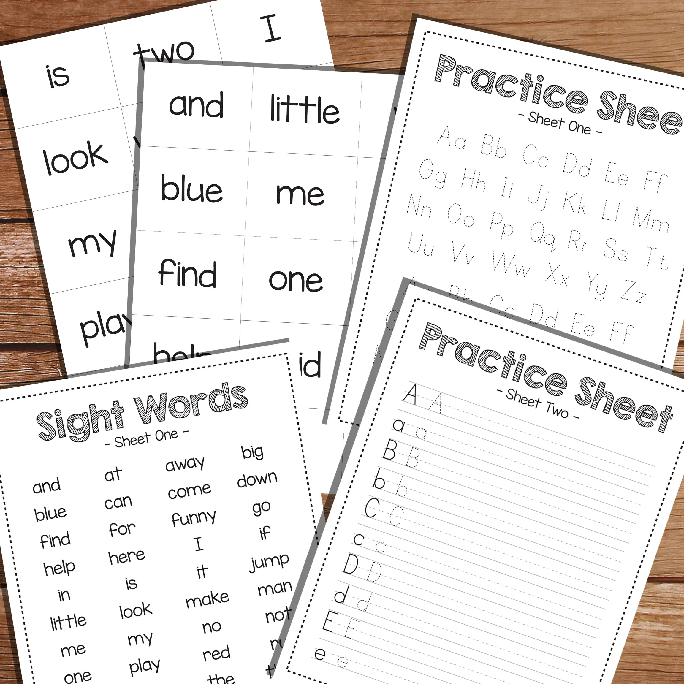 Reading Sight Words Posters | Reading Sight Words Flash Cards | Writing Practice Sheets