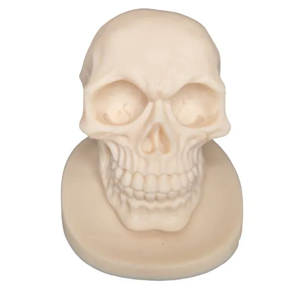 Reelskin Practice Skin Mid Fleshtone Ink Skull