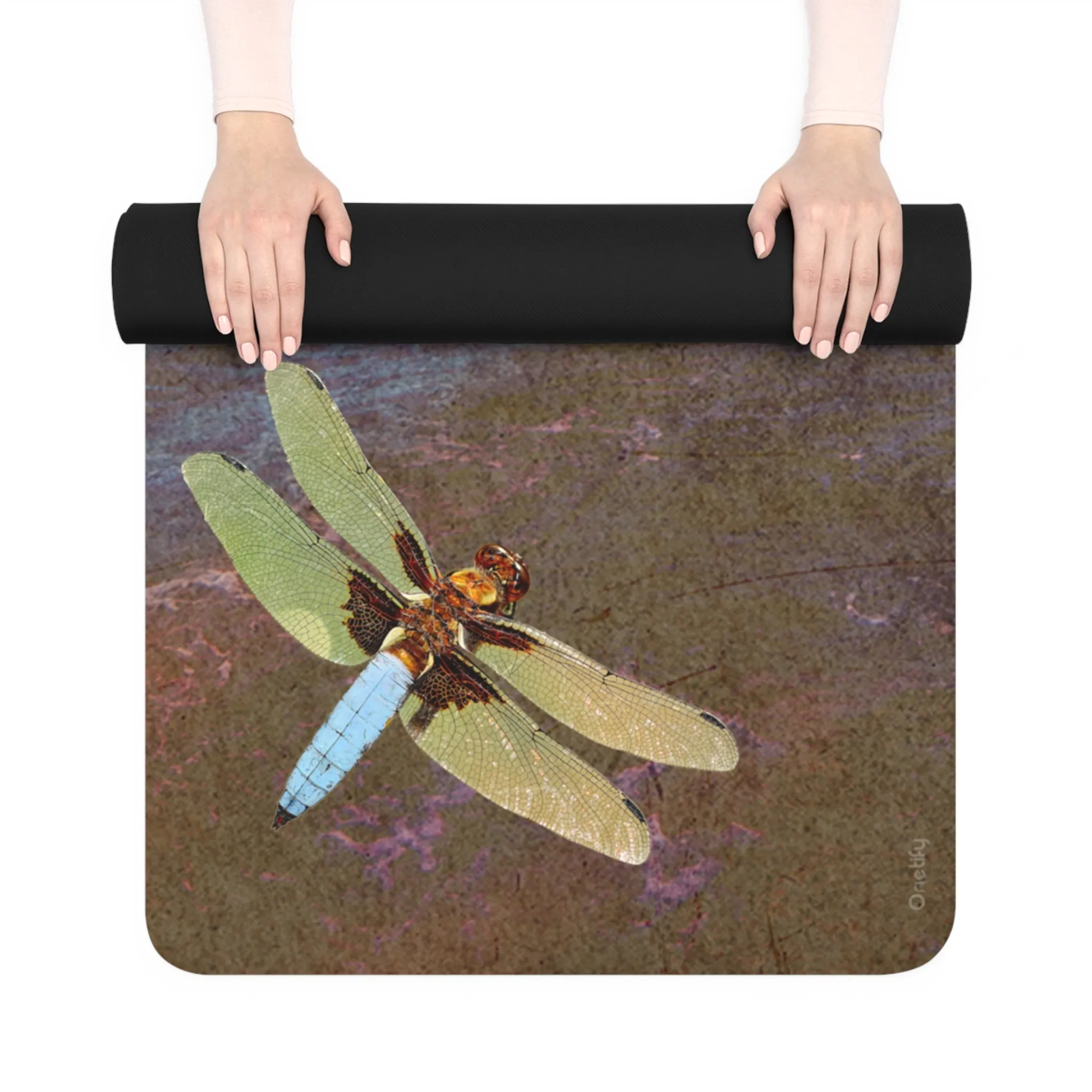 Retro Alien Sighting Proof Yoga Mat