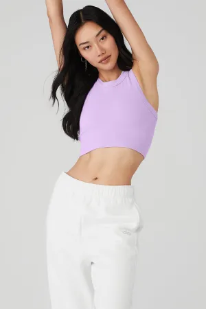 Seamless Delight High Neck Bra - Violet Skies