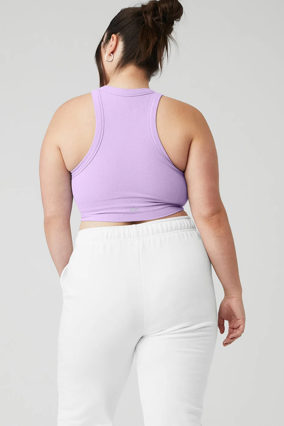 Seamless Delight High Neck Bra - Violet Skies