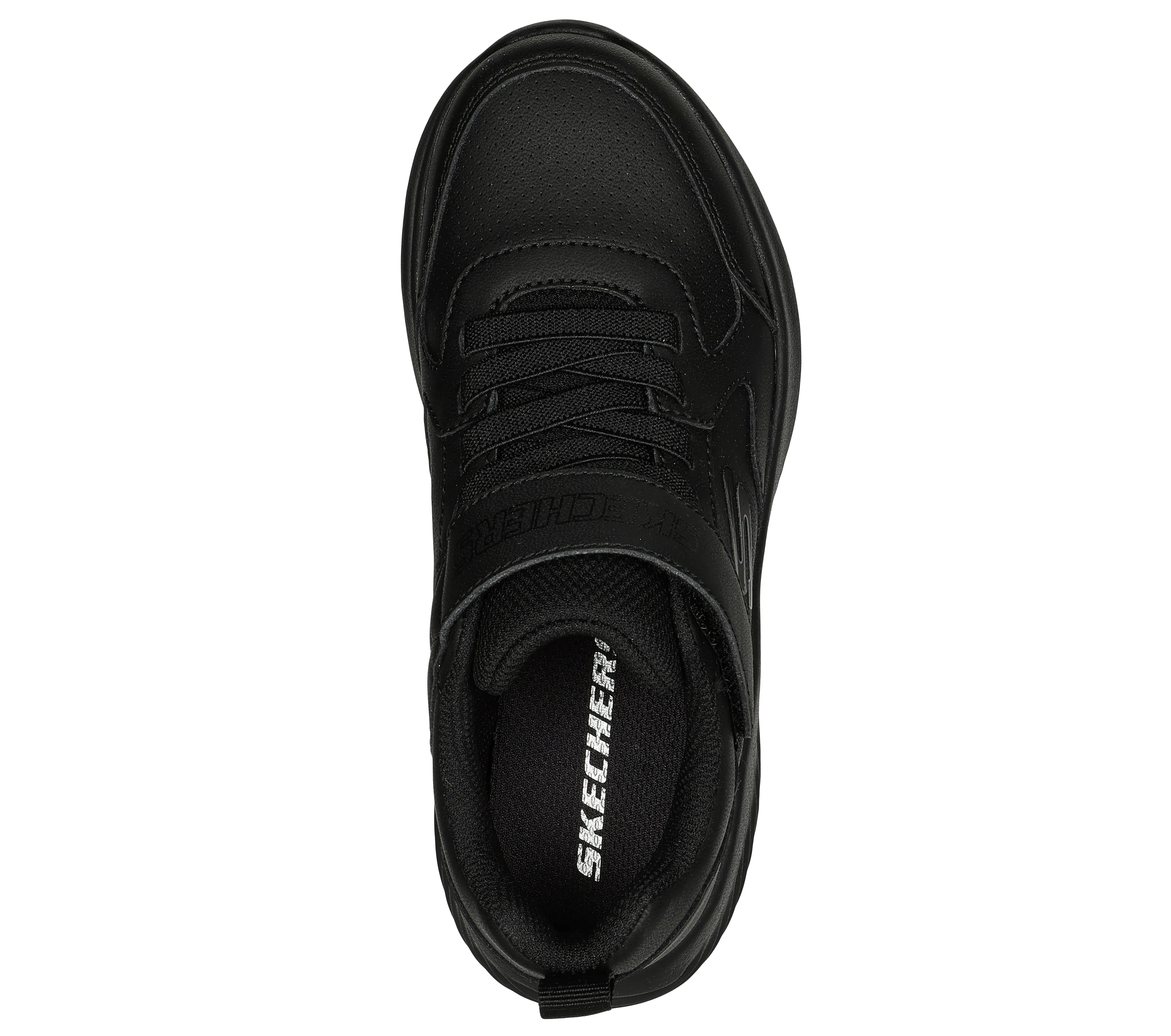 Skechers Bounder Power Study Black School Trainer