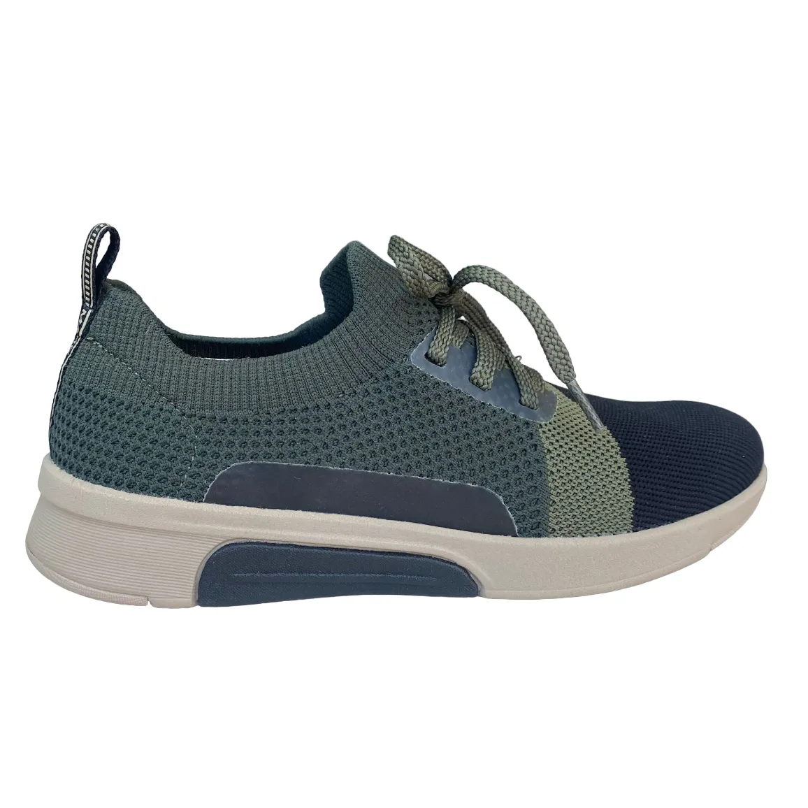 Skechers scarpa sneakers da donna Sequoia 68717 OLBK verde oliva nero