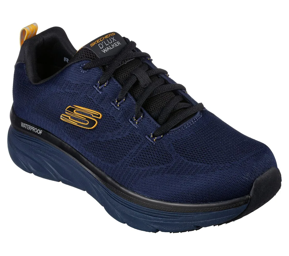 Skeckers scarpa da walking da uomo D'Lux Walker Get Oasis 232362/NVYL blu-giallo