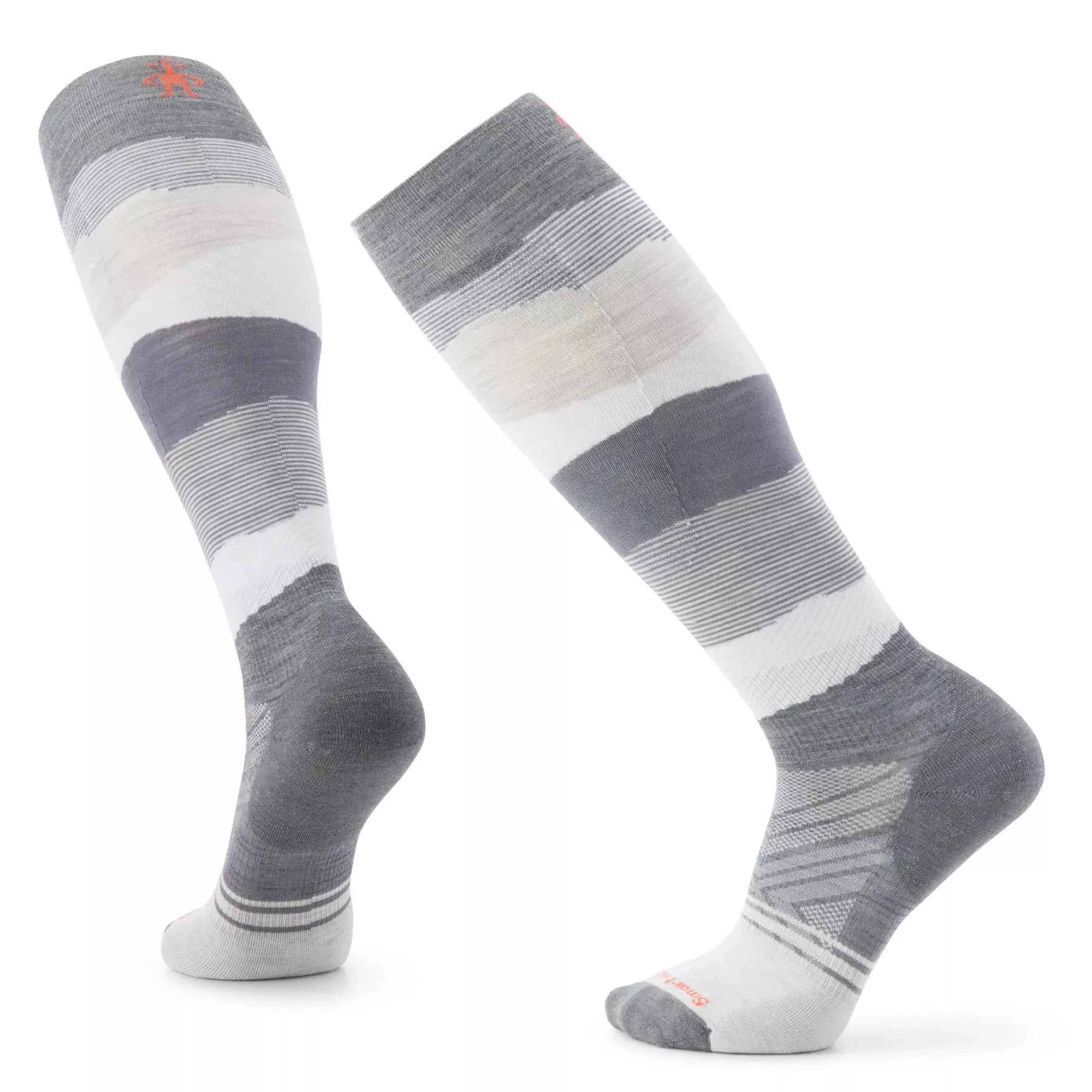 Smartwool Ski Targeted Cushion Pattern Over the Calf Socks - Grey