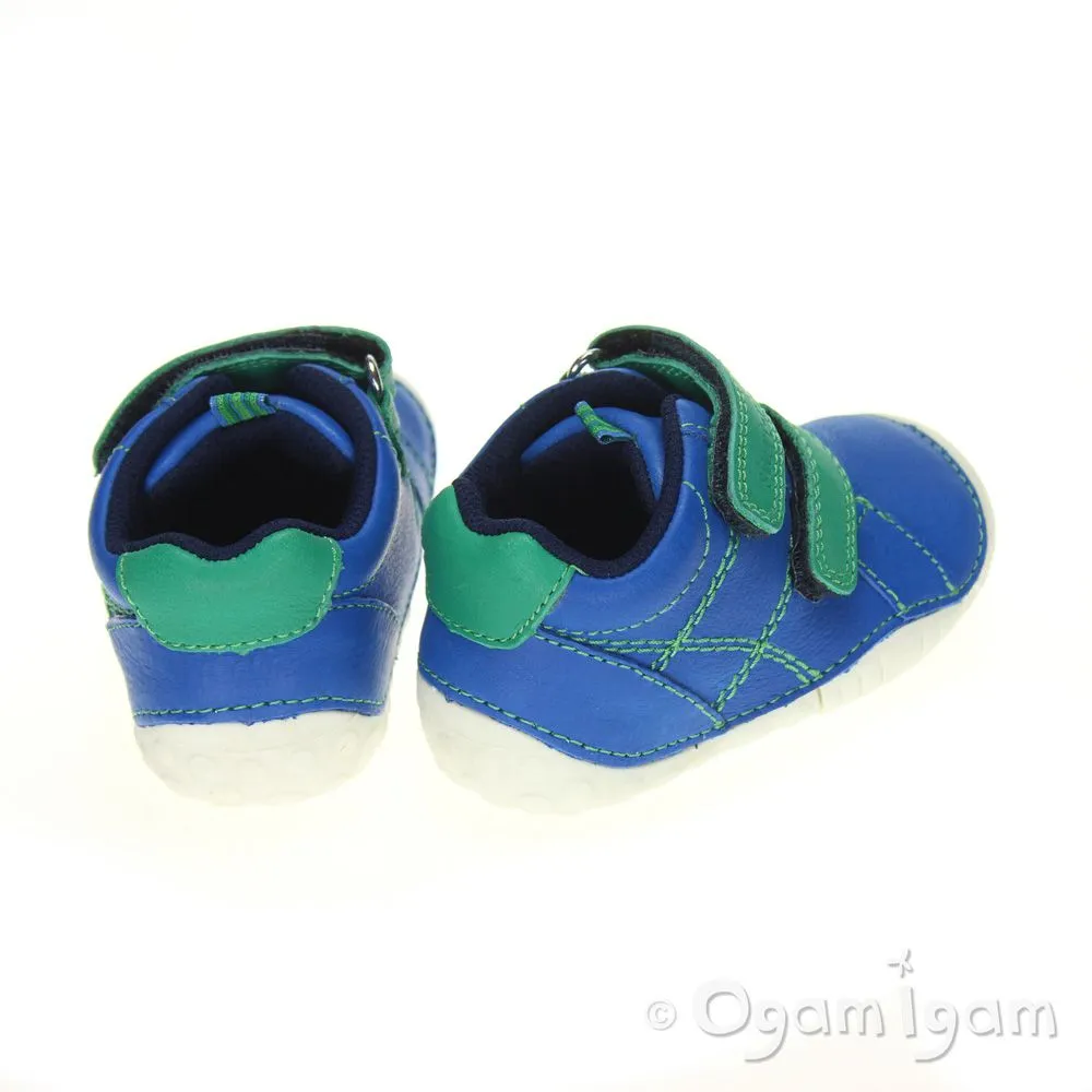 Start-rite Baby Milan Infant Boys Blue Shoe