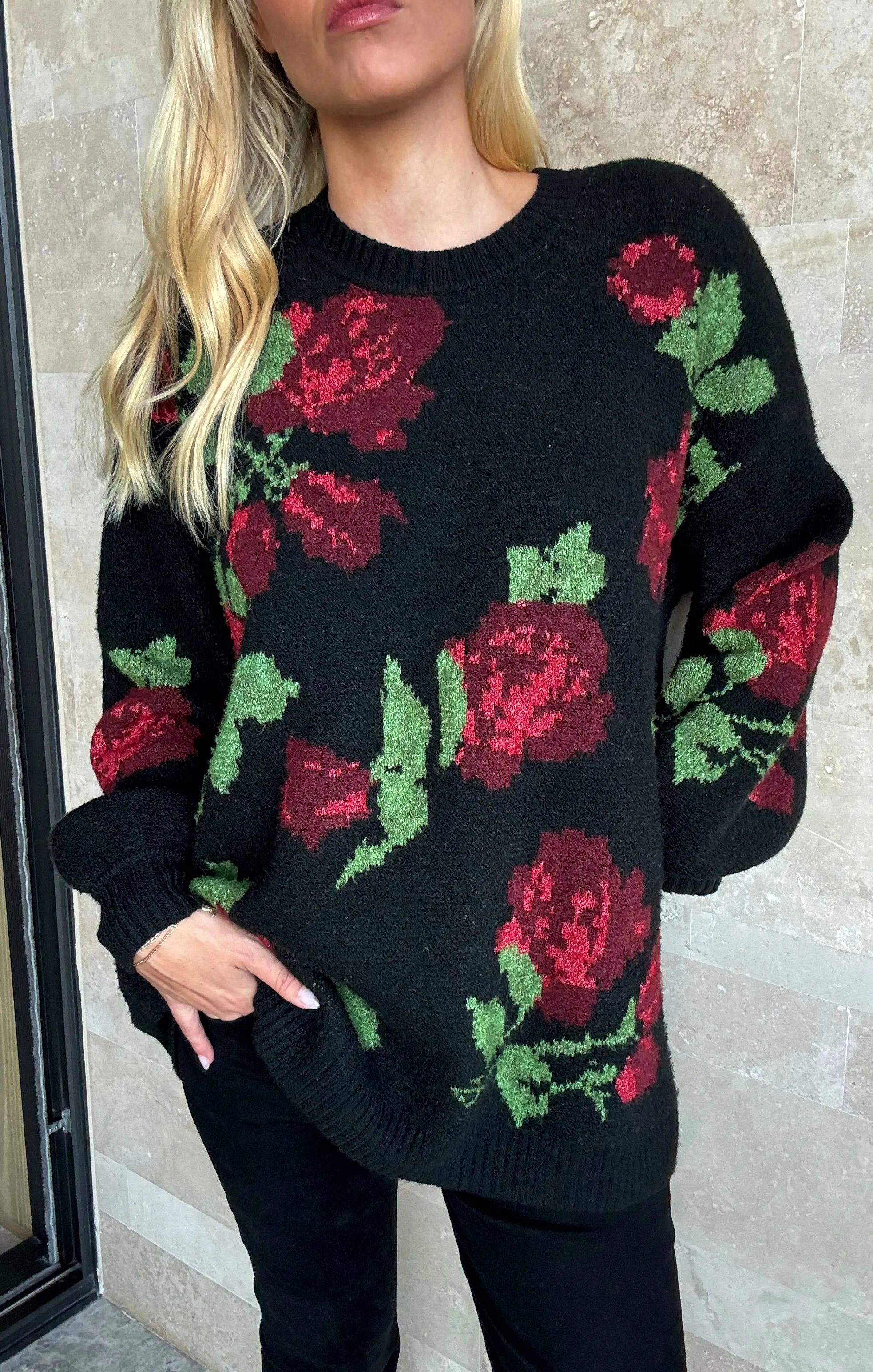 Summit Sweater ~ Send Me Roses Knit