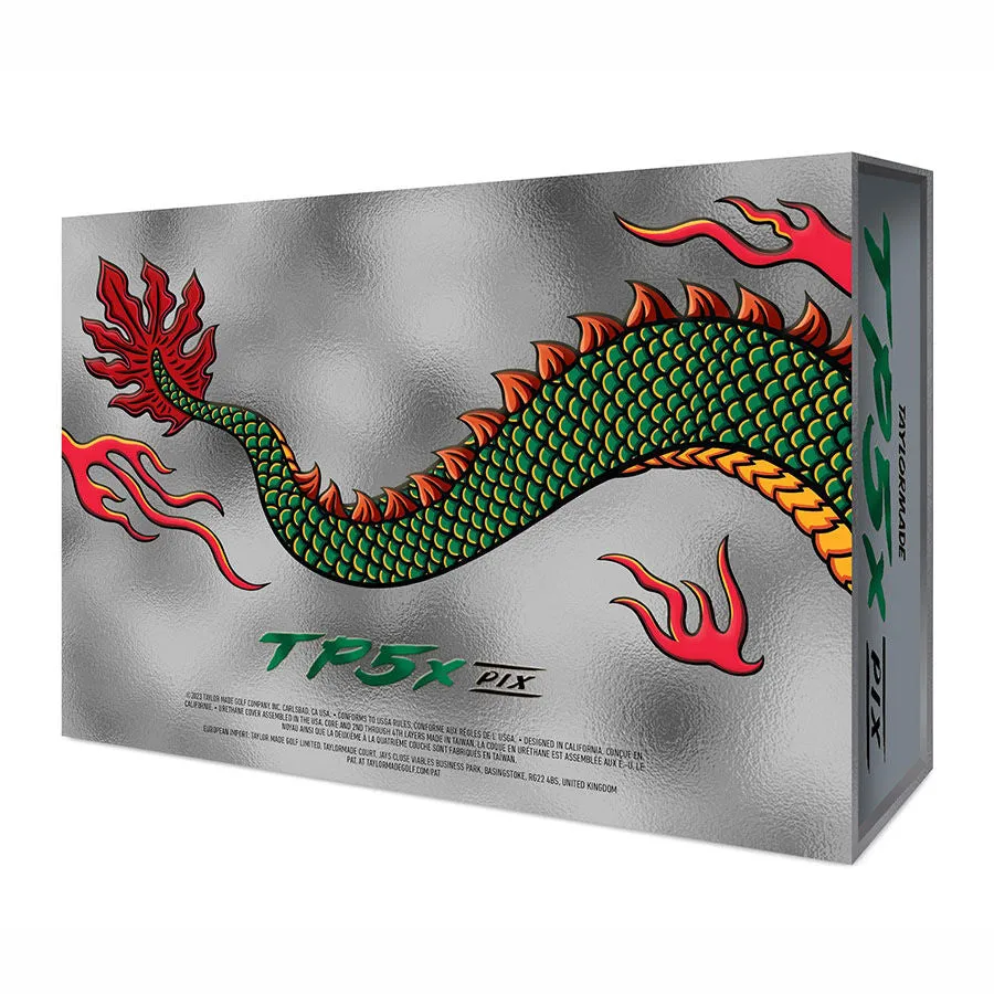 TaylorMade TP5x Pix Dragon Golf Balls