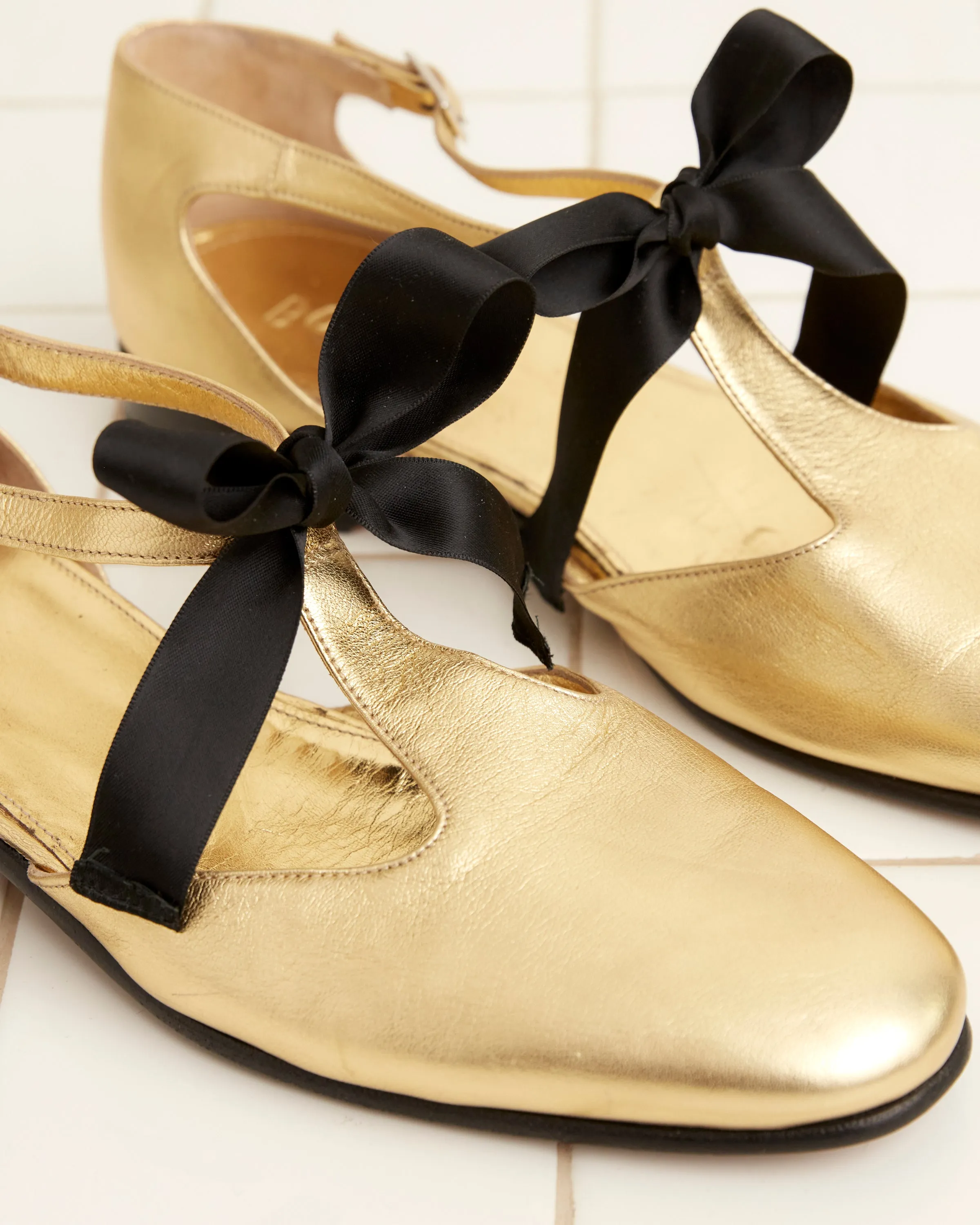 Theater Shoes - Gold