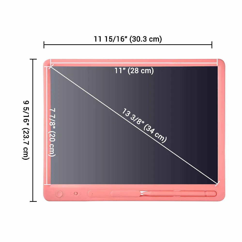 TheLAShop 15" LCD Writing Tablet Colorful Doodle Board with Stylus