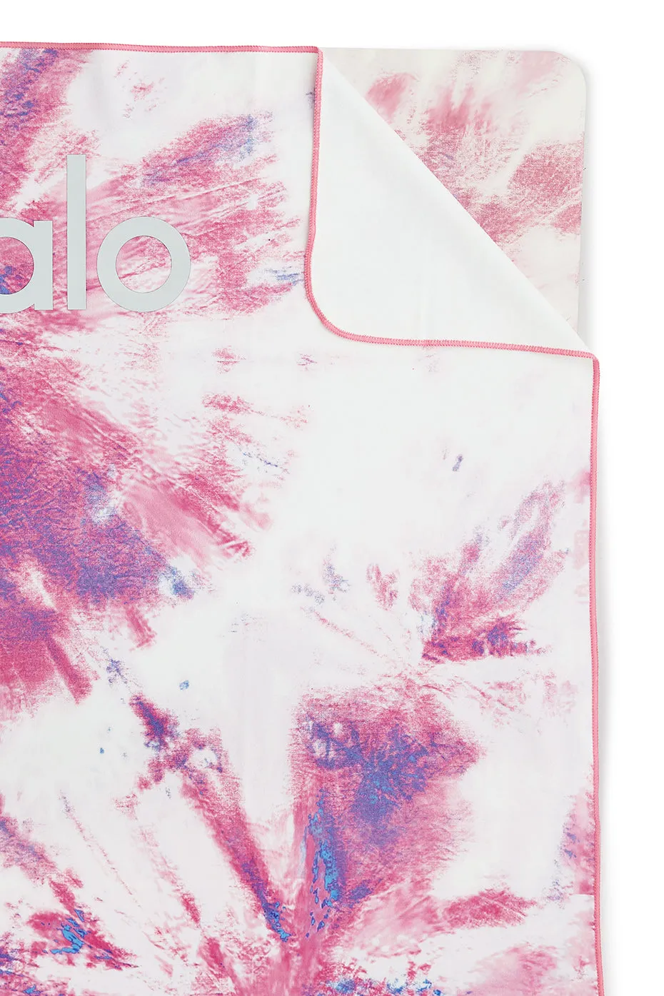 Tie-Dye Grounded No-Slip Towel - Pink Tie Dye