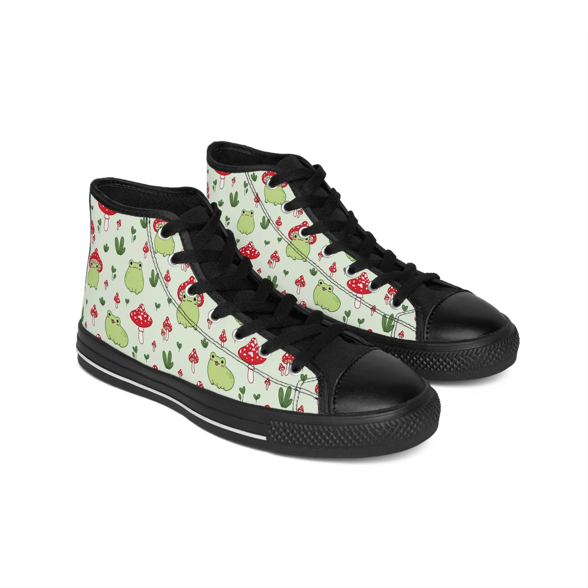 Toad and Mushrooms Women's Classic Sneakers