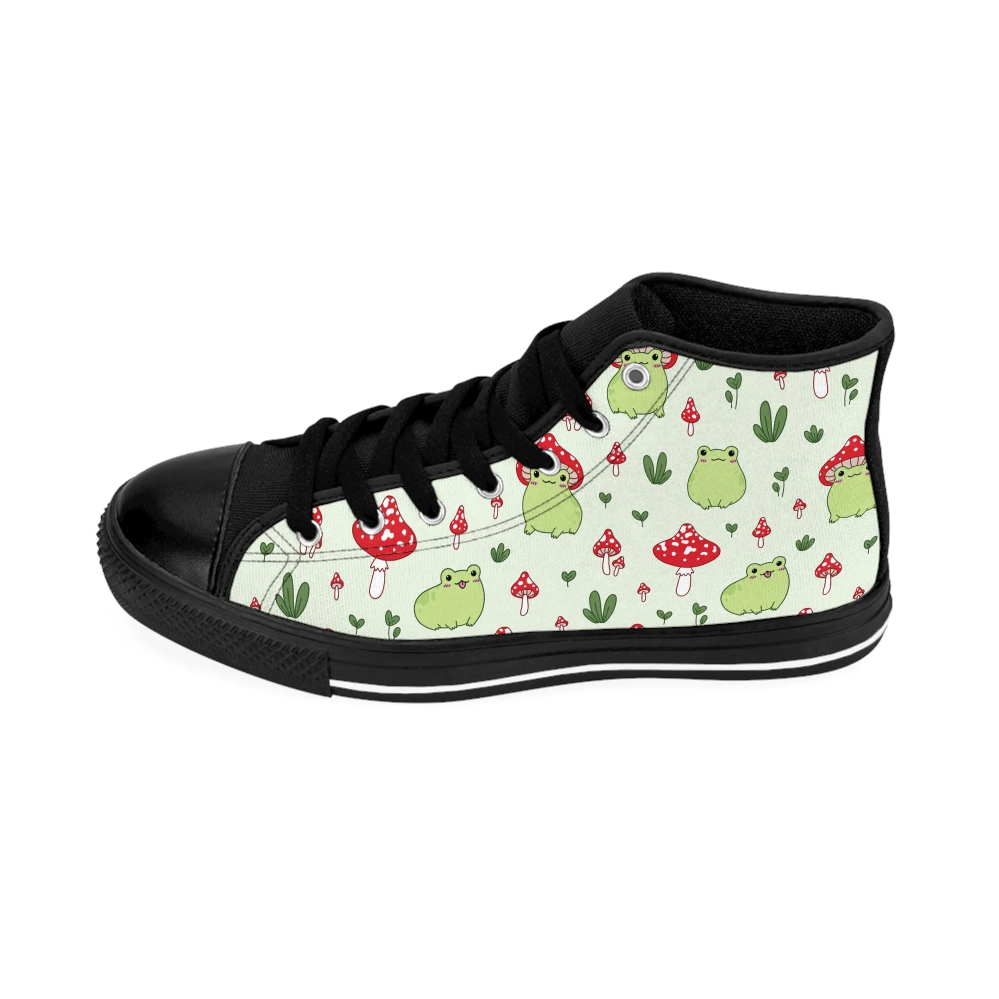 Toad and Mushrooms Women's Classic Sneakers