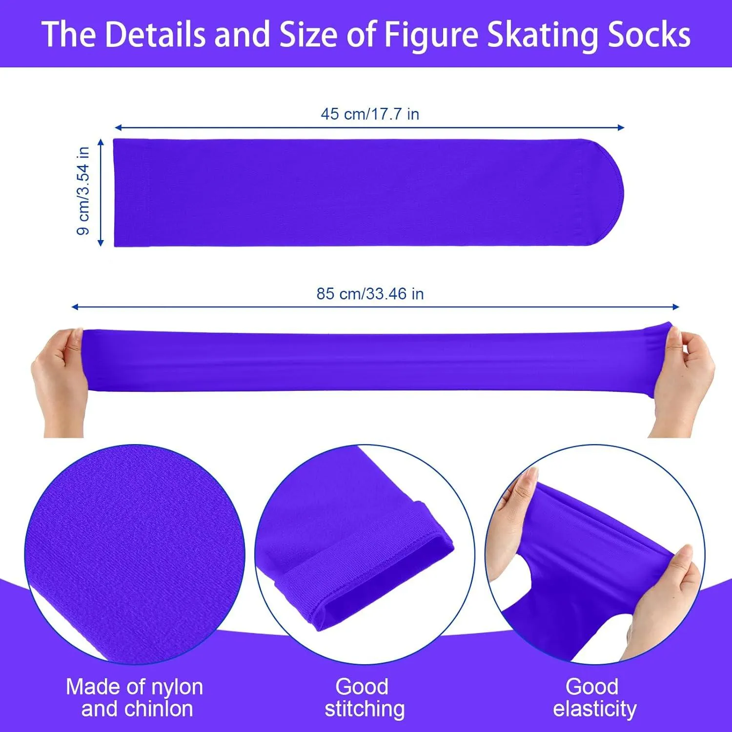 Toulite Figure Skating Socks