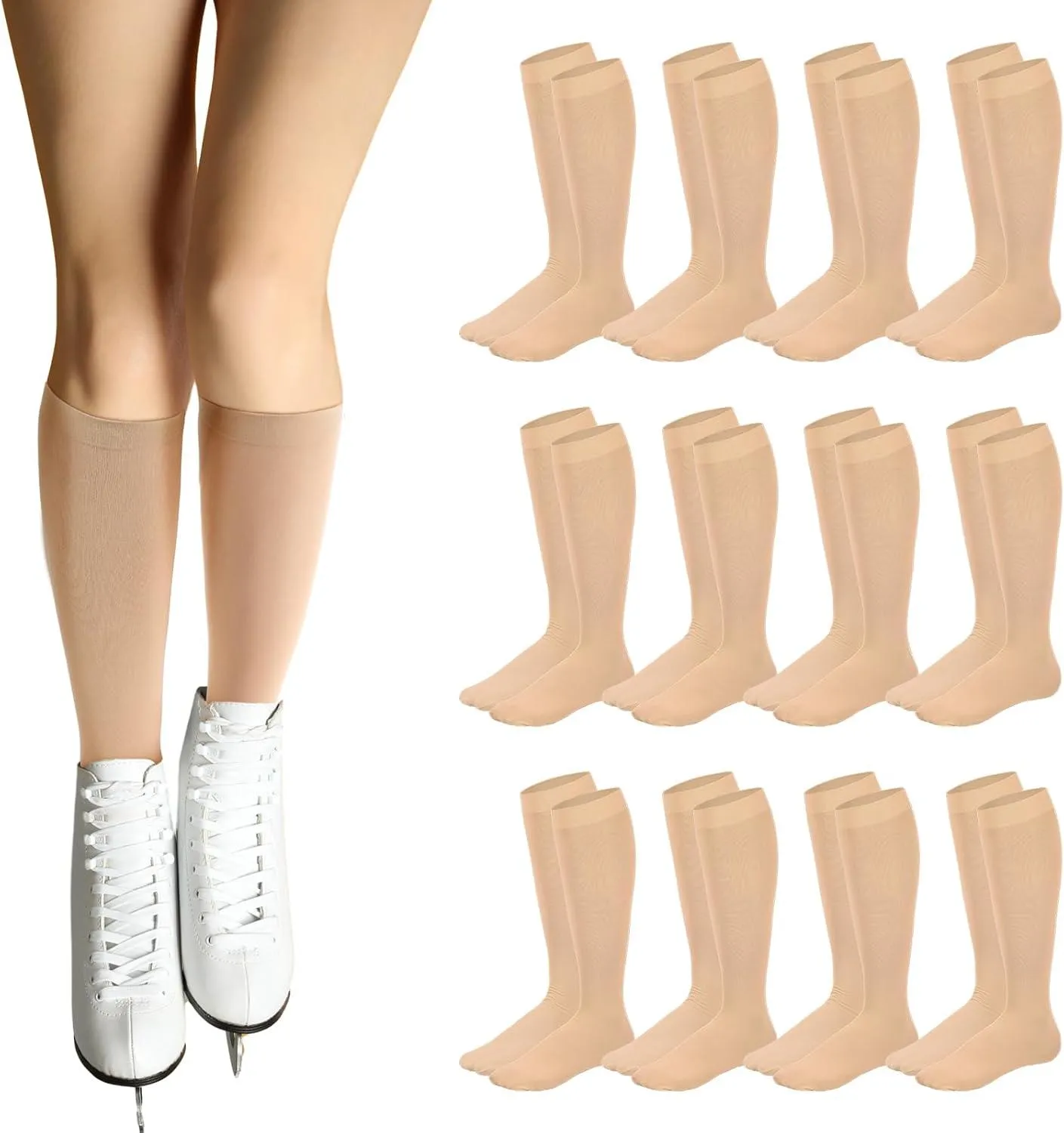 Toulite Figure Skating Socks