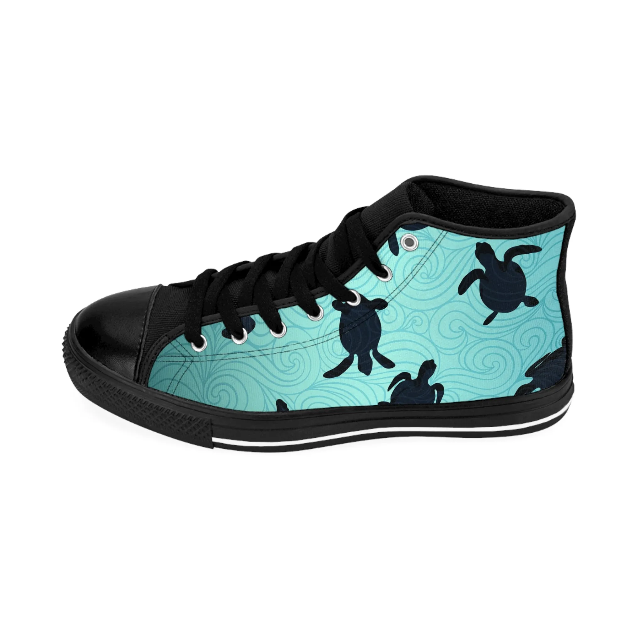 Turtles and Sea Women's Classic Sneakers