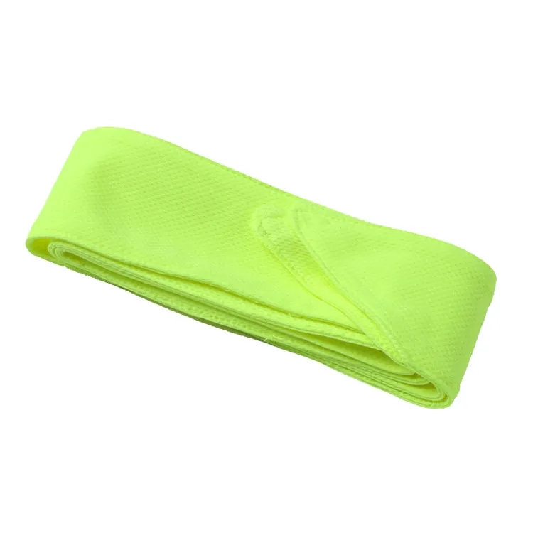 Unisex Sweat Wicking Stretchy Exercise Yoga Gym Bandana Headband Sweatband Head Tie Scarf Wrap, Size: 1.2*0.06m (Light Green)