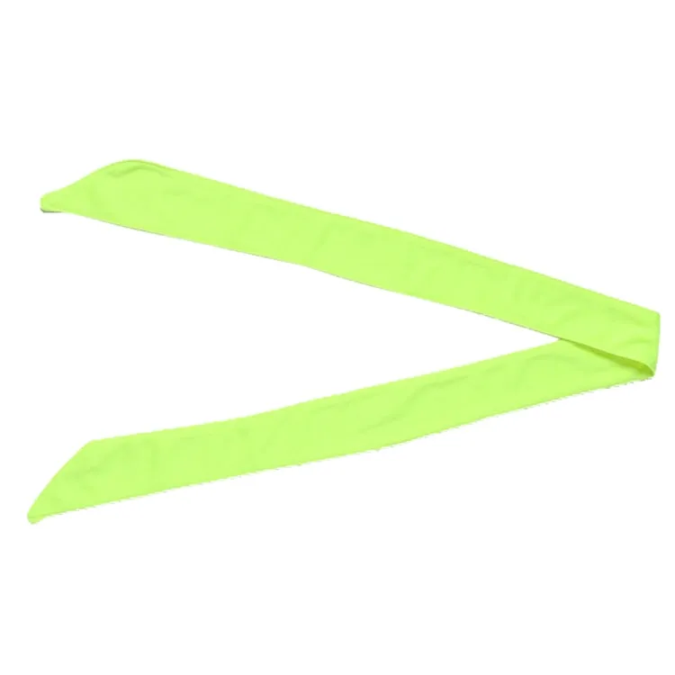 Unisex Sweat Wicking Stretchy Exercise Yoga Gym Bandana Headband Sweatband Head Tie Scarf Wrap, Size: 1.2*0.06m (Light Green)