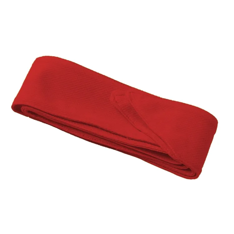 Unisex Sweat Wicking Stretchy Exercise Yoga Gym Bandana Headband Sweatband Head Tie Scarf Wrap, Size: 1.2*0.06m (Red)