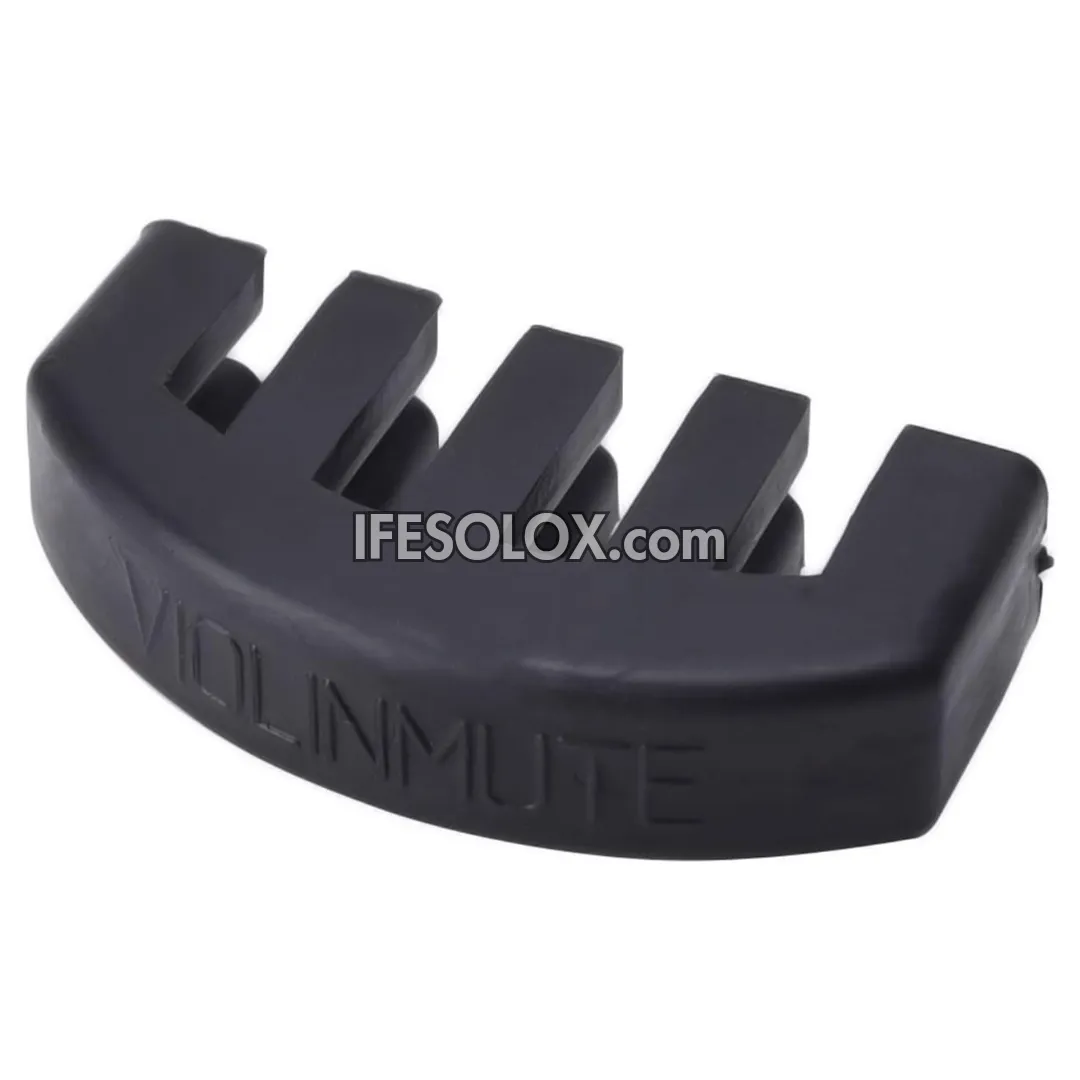 Universal Rubber Violin Practice Mute (Black) - Brand New