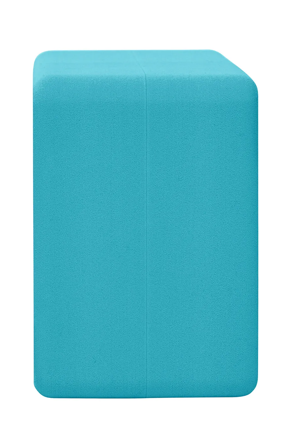 Uplifting Yoga Block - Bright Aqua/Silver