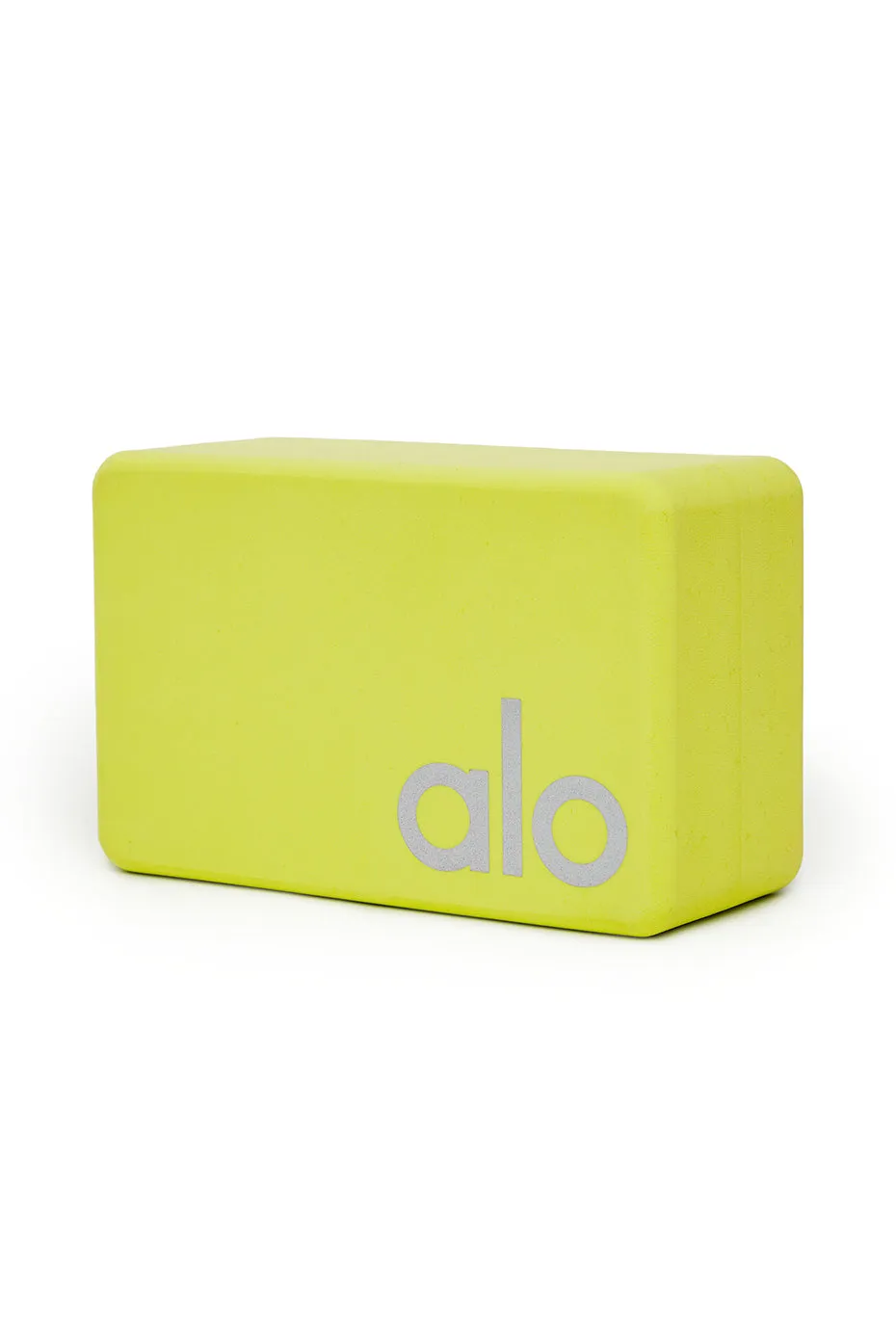 Uplifting Yoga Block - Highlighter/Silver