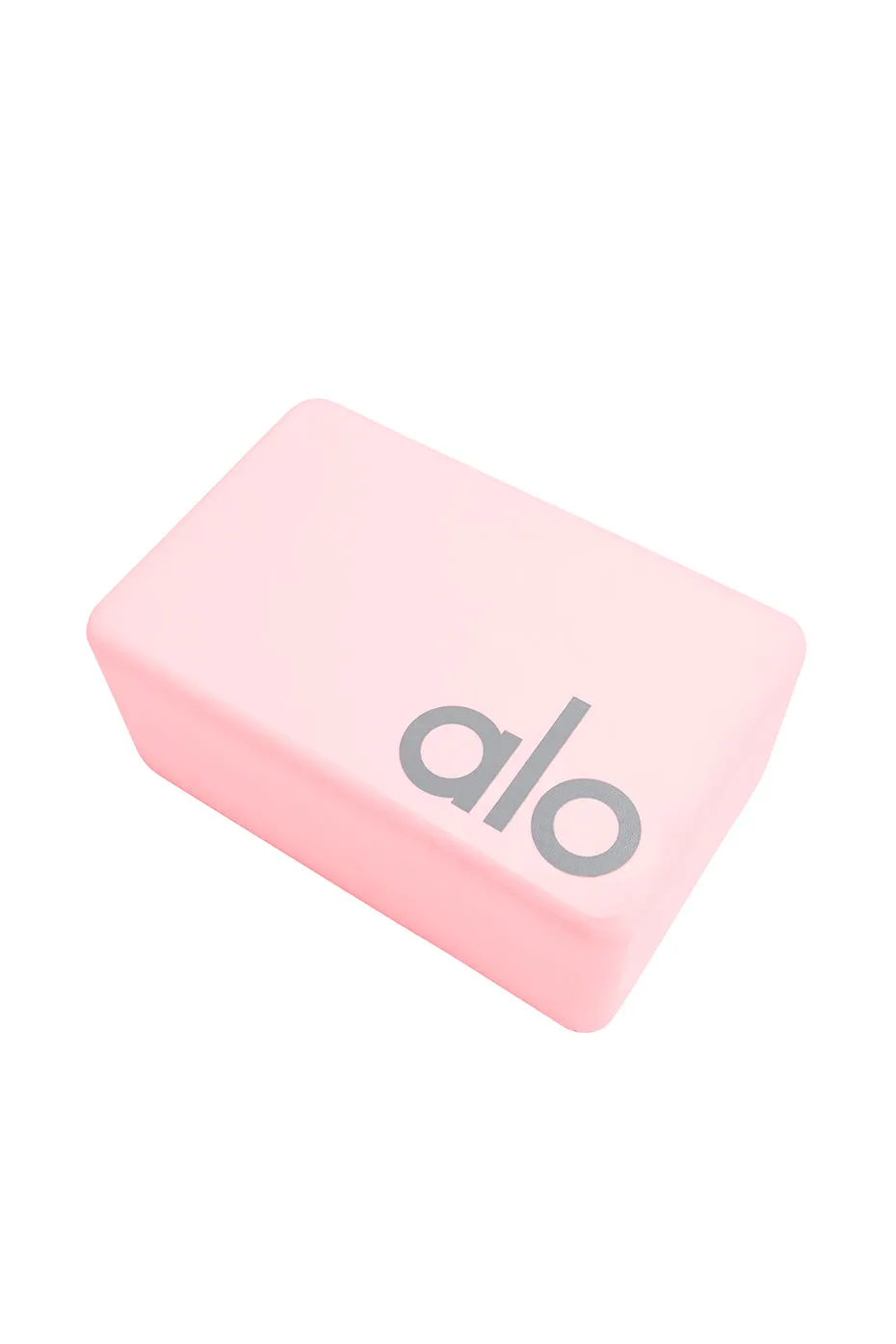 Uplifting Yoga Block - Powder Pink/Silver