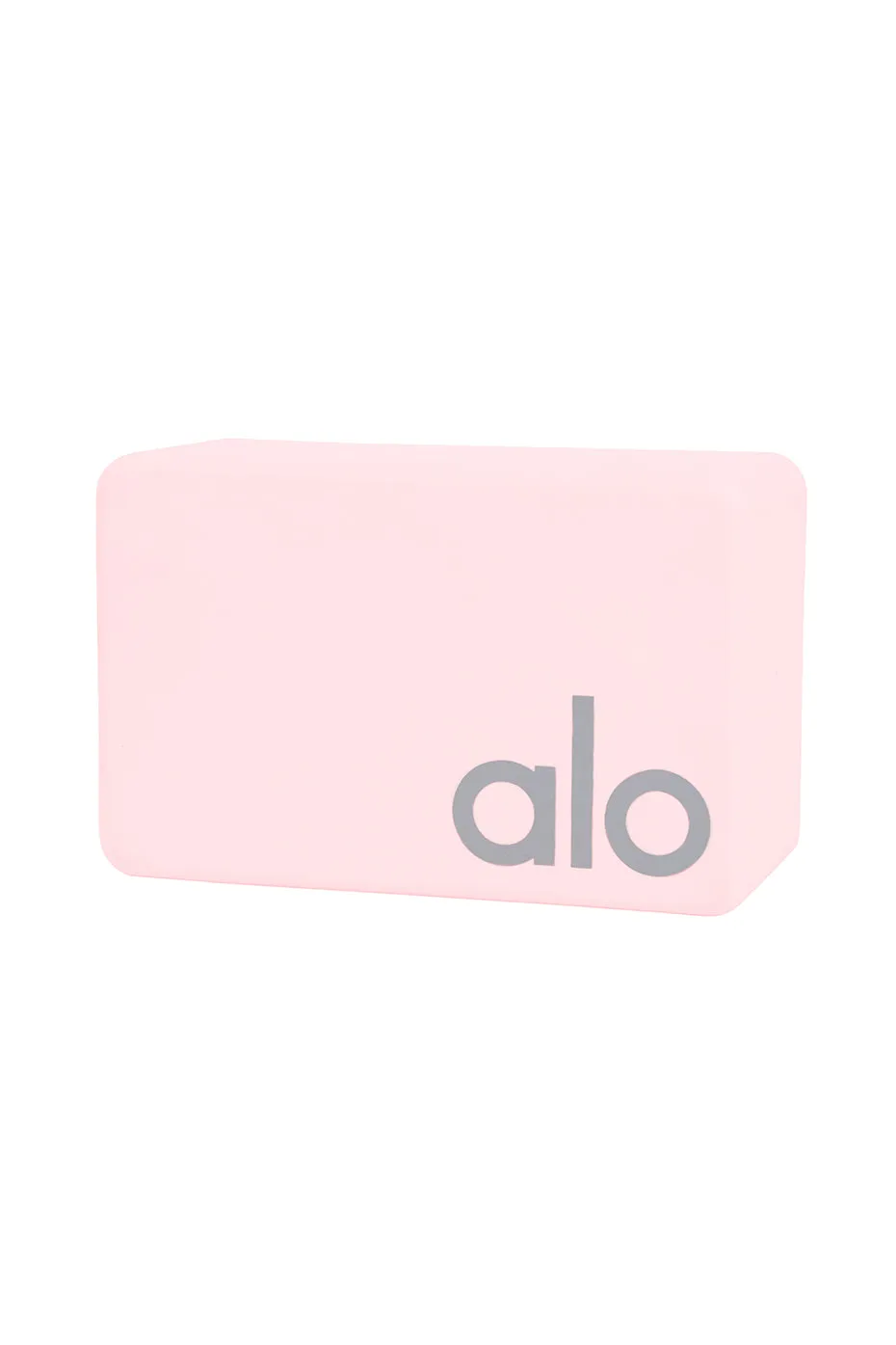 Uplifting Yoga Block - Powder Pink/Silver