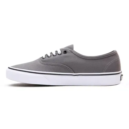 Vans Authentic VN000JRAPBQ Men's Gray/White Low Top Skate Sneaker Shoes C1949