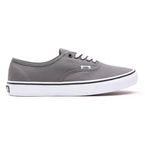 Vans Authentic VN000JRAPBQ Men's Gray/White Low Top Skate Sneaker Shoes C1949