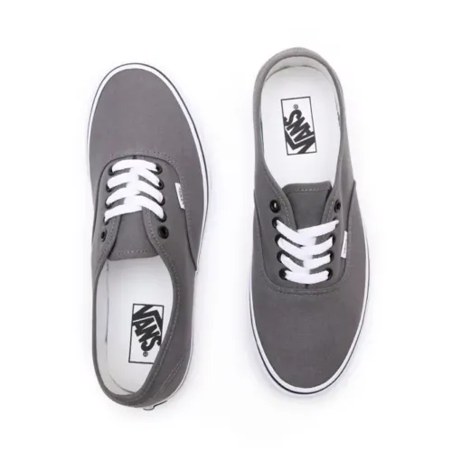 Vans Authentic VN000JRAPBQ Men's Gray/White Low Top Skate Sneaker Shoes C1949